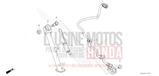 SIDE STAND CBR500RAR de 2024
